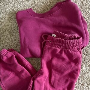 Abercrombie & Fitch Purple Sweat Set